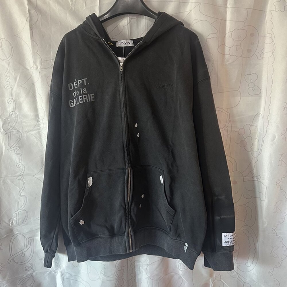 Gallery Dept Graffiti Cardigan Hoodie